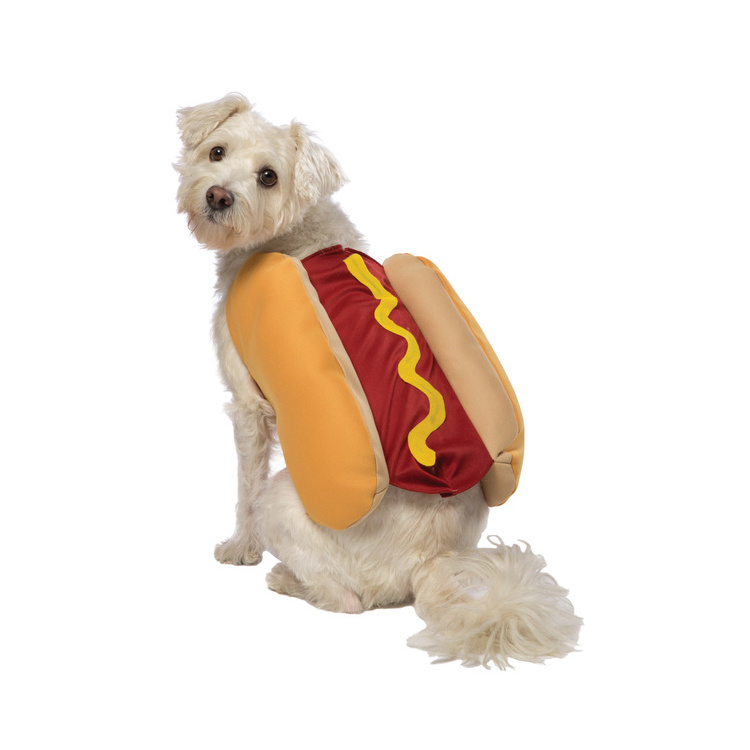 Funny Halloween Costumes For Dogs Puppy Pet Clothing Hot Dog Design Dog Clothes Pet Apparel Dressing Up Cat Party Costume Suit - Image 2