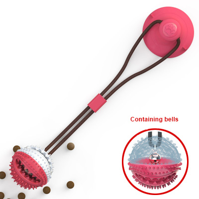 Dog Toys Silicon Suction Cup Tug Interactive Dog Ball Toy For Pet Chew Bite Tooth Cleaning Toothbrush Feeding Pet Supplies - Image 5
