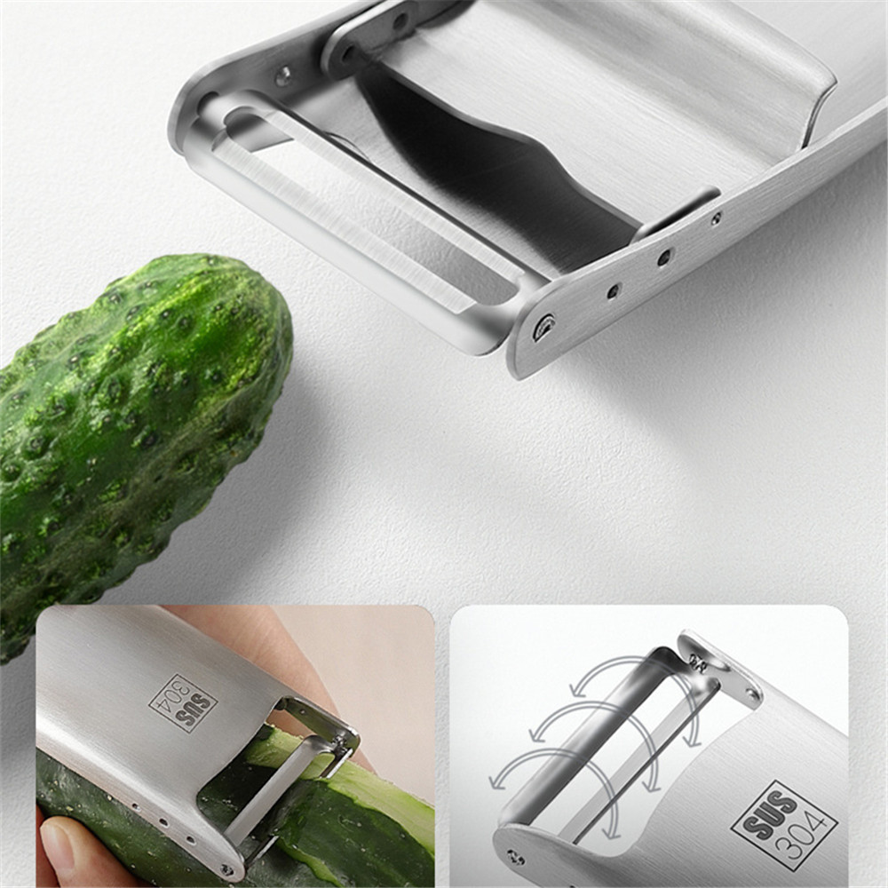 304 Stainless Steel Peeling Knife Melon Planer Multi-Function Peeler Grater Vegetable And Fruit Scraping Knife Kitchen Tools - Image 5