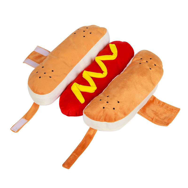 Funny Halloween Costumes For Dogs Puppy Pet Clothing Hot Dog Design Dog Clothes Pet Apparel Dressing Up Cat Party Costume Suit - Image 3